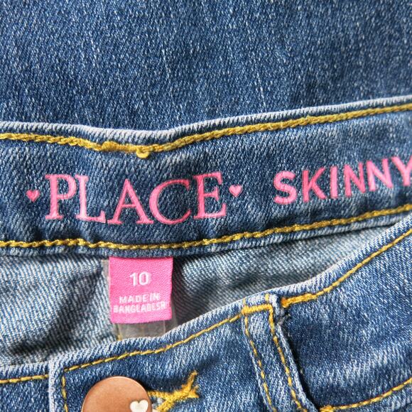 GIRLS Bundle of 2 Leggings Skinny Jeans So/The Place Size 10 Girls Blue School - Picture 3 of 9